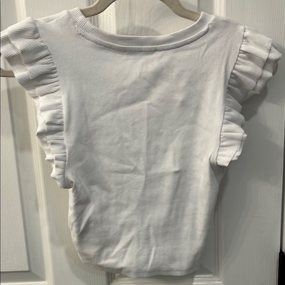 Zara Ruffle Sleeve Top - Picture 4 of 4